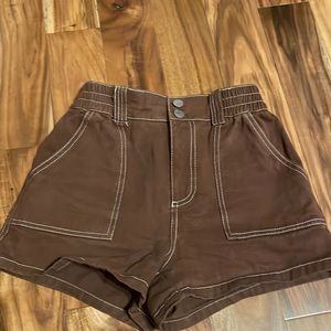 Brown XS Full Tilt Shorts from Tillys